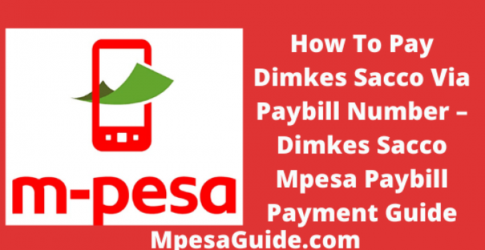 Dimkes Sacco Paybill Number